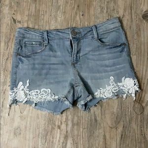Mud girls jean shorts